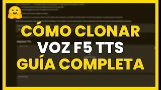 Cómo CLONAR tu VOZ con F5 TTS: Guía Completa