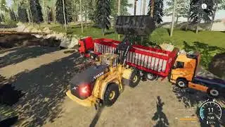 FS19/Construction of an equipment yard from the soil