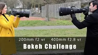 Bokeh challenge Nikon 200mm f2 vr vs 400mm