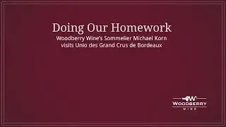 Michael Korn at Union des Grand Crus de Bordeaux