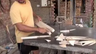 How a cricket bat is made in India