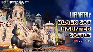 🏰 LIFEAFTER Full Tutorial How to Design Dark-Themed Castle 🐈&zwj;⬛ After New Manor Update 💯
