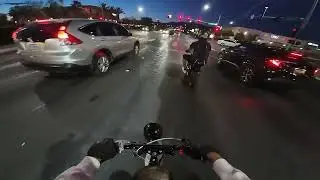 Mini bike crash on ride out in north Las Vegas ABGR