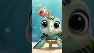 Cute Turtle & Fish Song 🐢🐟 | Relaxing #kidssong  #lalalasong    #oceananimals    #toddlersongs