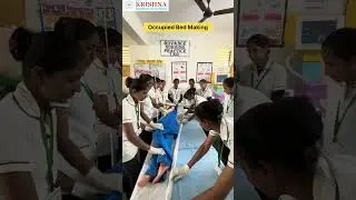 Occupied bed making Procedure /Clinical Nursing Skills /Shree Krishna Institute of Nursing Bhabhar