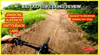 Ibis Oso E-Bike Review- Opening day Marquette Mountain2024 (4k)