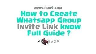 How to Create Whatsapp Group Link