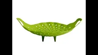 chefn silicone veggie steam stovetop vegetable steamer with long handles for safe removal arugula