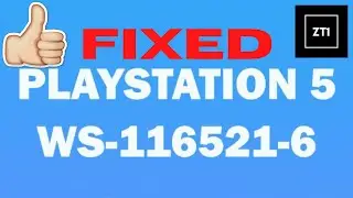 error code ws-116521-6 (Fixed)