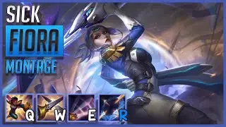 FIORA MONTAGE | Fiora 100% calculated | High IQ Fiora | Pre - Season 11 |
