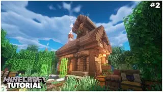 | Майнкрафт как построить стартовый дом | Minecraft starter house tutorial | 1.14.4 |