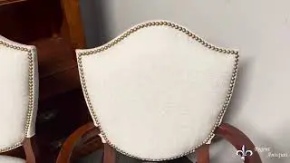 Vintage Hepplewhite Revival Shield Back Dining Chairs 20th Century