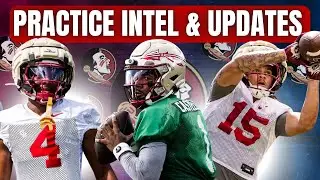 👀 Insider Intel from FSU Football Spring Practice! Who&rsquo;s STANDING OUT!? 🔥🍢🏈