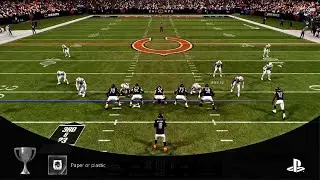 Madden NFL 26 PS5 Paper Or Plastic Silver Trophy.
