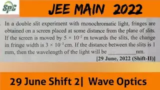 In a double slit experiment with monochromatic light, fringes are obtained on a screen placed at som