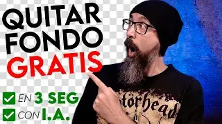 Como QUITAR EL FONDO A UNA IMAGEN con Inteligencia Artificial [ GRATIS ] Sin Photoshop | TUTORIAL
