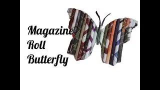 Upcycled Magazine 🦋𝘽𝙪𝙩𝙩𝙚𝙧𝙛𝙡𝙮🦋, Upcycle Old Magazines into Beautiful Works of Art