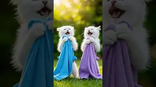 Cutest Cat Pool Adventure Ever! #cat #suncats #cute