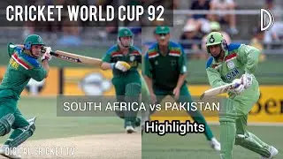 CRICKET WORLD CUP 92 / SOUTH AFRICA vs PAKISTAN / 22nd Match / HD Highlights / DIGITAL CRICKET TV