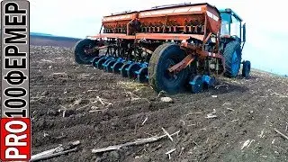Теперь она сеет как Great Plains. Посев и всходы ячменя.