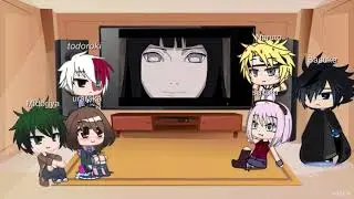MHA and Naruto characters reacts to amvs//Episode 1// gacha club