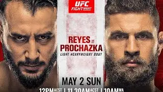 UFC VEGAS 25 LIVE REYES VS PROCHAZKA LIVESTREAM & FULL FIGHT NIGHT COMPANION