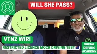 Restricted Mock Driving Test | VTNZ Wiri Route 🚗 Blind Spots, Reverse Park & Test Feedback