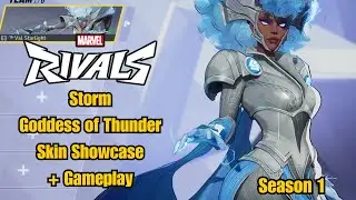 Storm | Goddess of Thunder Skin Showcase | Marvel Rivals Gameplay | Season 1 #eternalnightfalls