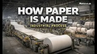 How Paper Is Manufactured | Industrial Process Documentary#factory