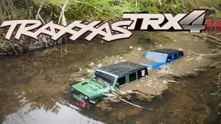Traxxas TRX4M Injora Jeep Rubicon 1/18 RC Cars Offroad Mudding Adventures: Part 6