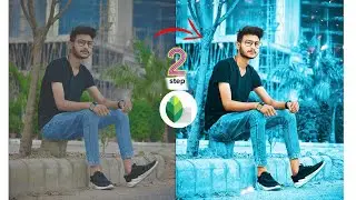 Snapseed Moody Blue editing | Snapseed photo editing 2021| Snapseed Background colour change | shinu