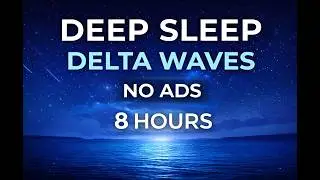 8 Hours Deep Sleep Music 🌌 Delta Waves for Insomnia, Anxiety & Stress