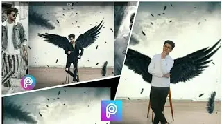 picsart Eagle wings photo editing step by step    adnan8bp