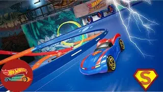 Hot Wheels Unleashed  Playing with Superman 2019 (DC Universe Character Cars)