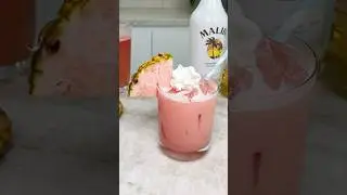 Pink pineapple scooby snack cocktail #cocktail #drink #pineapple