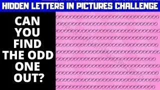 HIDDEN LETTERS IN PICTURES #CHALLENGE
