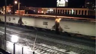 CSX Grain Train Ashland, KY [HD]