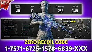 Bgmi 4.1 Update Sensitivity 🔴 | Zero Recoil Sensitivity Settings Code 💯✅ | 4 Finger Claw code!
