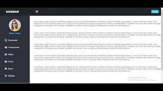 Profile Sidebar Using Html Css