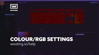 Wootility How To - Colour/RGB settings