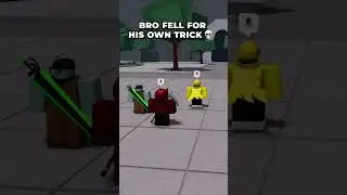 bro fell for his own trick 💀😭 #roblox #shorts