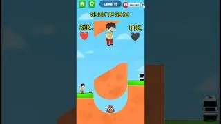 SLICE TO SAVE LEVEL19 (20K)❤️Vs (80K)🖤 SUBSCRIBE 🚽🧻 #lv15 #shorts #viral #video