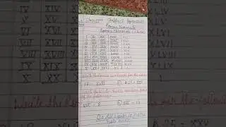 Class 3 Mathematics Chapter 2 Roman Numerals