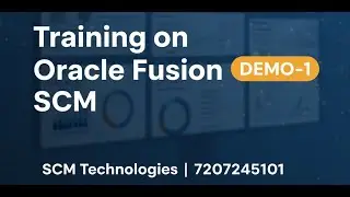 Демонстрация Oracle Fusion SCM 01_Вечер с 19:30 до 20:30 #oraclefusion