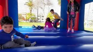 jumper - kids are having fun in a birthday party 🎉 🥳