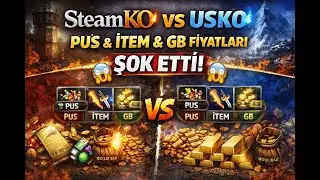 SteamKO VS USKO | PUS & İTEM & GB FİYATLARI ŞOK ETTİ! / KNİGHT ONLİNE #knightonline #gaming
