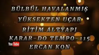 BÜLBÜL HAVALANMIŞ YÜKSEKTEN UÇAR RİTİM ALTYAPI KARAR-DO TEMPO-115 ( SAZ,KLARNET,KEMAN V.S İÇİN )