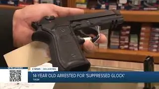 Tulsa police arrest 14-year-old armed with modified Glock handgun