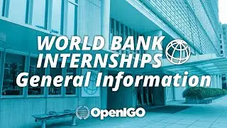 World Bank Internships - General Information