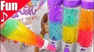 How To Make Orbeez Crush BIRTHDAY CAKE Sweet Toys【ハッピーバースデー♬】水で膨らむぷよぷよボールで誕生日ケーキを作る方法【子供向け】